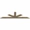Ekena Millwork Saratoga Rough Sawn Timber Gable Bracket, Douglas Fir, 96"W x 28"H x 2"D x 6"F, 7/12 Pitch GBW096X28X0206SAR00RDF - alternate 3